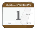 Medical Use Labels - Clinical Engineering Self-Laminating Inspection Labels with Due Date