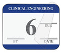 Medical Use Labels - Clinical Engineering Self-Laminating Inspection Labels with Due Date