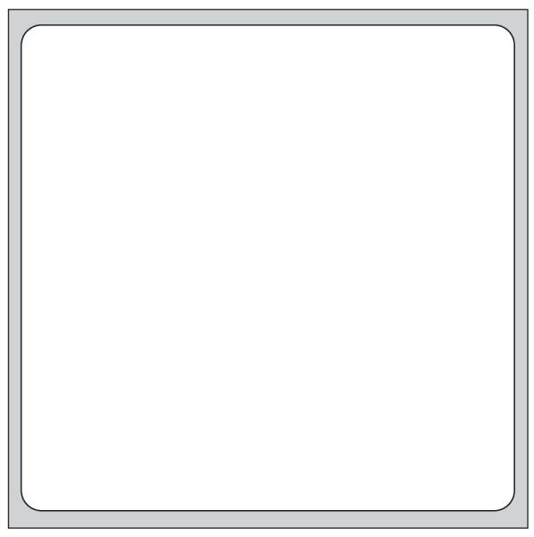 Medical Use Labels - Direct Thermal Printer Label, 3" Core, 3-1/2" x 3-1/2"