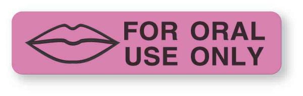 Medical Use Labels - FOR ORAL USE ONLY, Medication Instruction Label ...