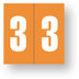 Medical Use Labels - Ames Compatible Paper Numeric Labels