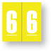 Medical Use Labels - Ames Compatible Paper Numeric Labels