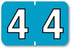 Medical Use Labels - Colwell/Jeter Jewel Tone Compatible Numeric Labels