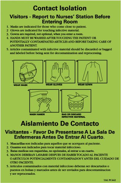 Medical Use Labels - Isolation Labels, 5-1/4