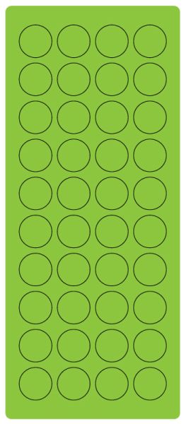 Medical Use Labels - 3/4" Fl. Green Laser Sheet, 4" x 9 1/2"
