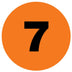 Medical Use Labels - Numerical Inventory Dots