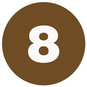 Medical Use Labels - Numerical Inventory Dots