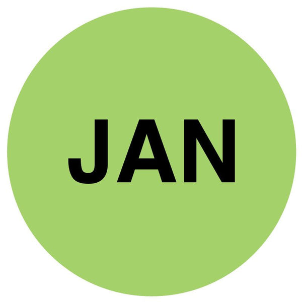 Medical Use Labels - Monthly Inventory Dots