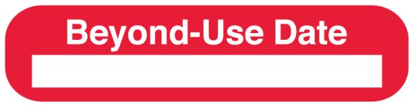 Medical Use Labels - BEYOND USE, Medication Instruction Label, 1-5/8 ...