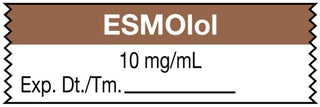Medical Use Labels - Anesthesia Tape, Esmolol 10 mg/mL, 1-1/2" x 1/2"