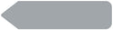 Medical Use Labels - Blank Uniarrow Flags