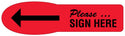 Medical Use Labels - Preprinted Extra-Large Uniflags-for right side of page