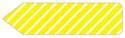 Medical Use Labels - Striped Uniarrow Jr. Spacesaver Flags