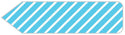 Medical Use Labels - Striped Uniarrow Jr. Spacesaver Flags