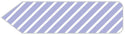 Medical Use Labels - Striped Uniarrow Jr. Spacesaver Flags
