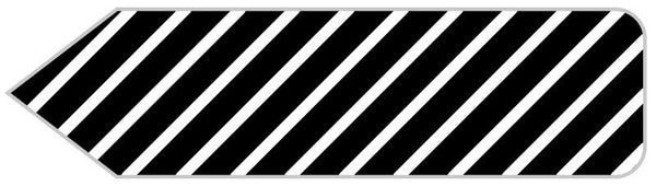 Medical Use Labels - Striped Uniarrow Jr. Spacesaver Flags
