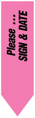 Medical Use Labels - Uniarrow Message Flags-Sign & Date
