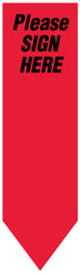 Medical Use Labels - Uniarrow Message Flags-vertical format