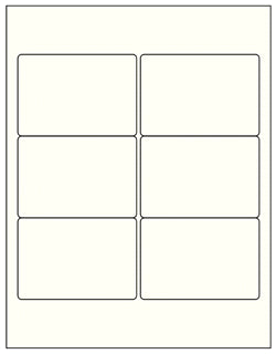 Medical Use Labels - Betacam Face Laser Label, 8-1/2" x 11"