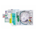 Medline Silvertouch 100% Silicone 1-Layer Foley Catheter Tray / Drain Bag - Total One-Layer Tray with Drain Bag, Silvertouch 100% Silicone Foley Catheter, 18 Fr, 10 mL, Peri Wipe - URO170418