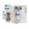 Medline Total 1-Layer Intermittent Catheter Tray - ERASE CAUTI Intermittent Catheter Trays with Pre-Connected Drain Bag and Vinyl Catheter, 14 Fr - URO4PVCPC14