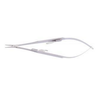 Medline Precise Touch Jacobson Micro Ndle Holder - Jacobson Castroviejo Micro Needle Holder, Curved, Flat, 15 cm - MDS2420664