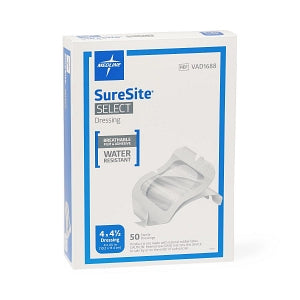 Medline Co-Label Suresite Select Dressings - Suresite Select Dressing, 4" x 4-1/2" - VAD1688