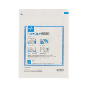 Medline Co-Label Suresite Select Dressings - Suresite Select Dressing, 4" x 4-1/2" - VAD1688