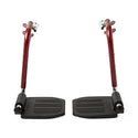 Medline Medline Wheelchair Leg Rests - Red Swing-Away Leg Rest for MDS80822B Transport Chair - WCA806822R