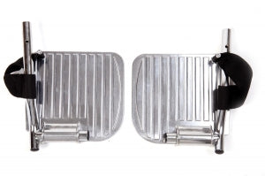 Medline Medline Wheelchair Footrest Assemblies - Aluminum Footplate Assembly for Shuttle Extra-Wide Wheelchair - WCA806900SH