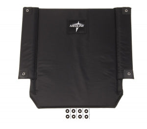 Medline Medline Wheelchair Back Upholstery - 20" Black Nylon Back Upholstery for MDS80656 Series K4 Wheelchairs - WCA806929K4