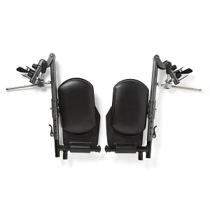 Medline Medline Wheelchair Leg Rests - Hammertone Elevating Leg Rest for K2 Basic Wheelchairs - WCA806985K2B