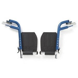Medline Medline Wheelchair Footrests - Blue Swing-Away Footrest for Translator - WCATR006