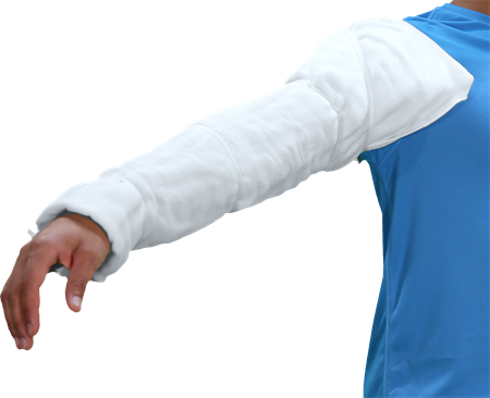 DeRoyal Special Shaped Gauze Arm Dressings