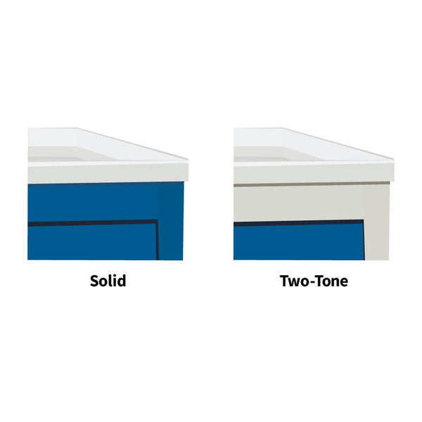 AliMed Select Series 3-Drawer Isolation Cart, Electronic Lock Select 3-Drawer Isolation Cart, Electronic Lock, Two-Tone Dark Blue - 939339/DBLUE/TT