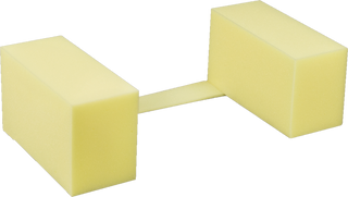 DeRoyal High-Density Foam Head Stabilizer Compressed, 10" Strap - 9” x 4” x 5” - Case of 10 - M60-050-A