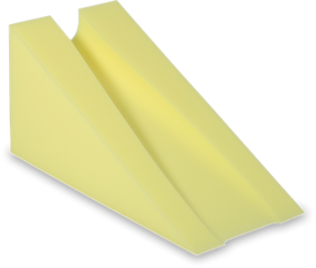 DeRoyal Lower Extremity Leg Positioner, Concave, Universal - 4 Per Case