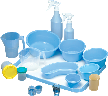 DeRoyal Emesis Basin Blue 700 cc Plastic Single Patient Use