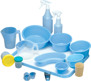 DeRoyal Emesis Basin Blue 700 cc Plastic Single Patient Use