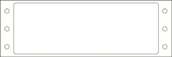 Medical Use Labels - EDP Pinfeed Label, 4" x 1-7/16"