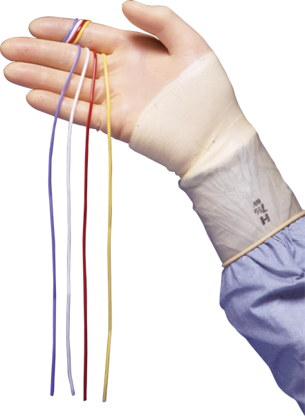 DeRoyal Vessel Loop Maxi White Silicone Radiopaque Sterile 0.09 X 16 Inch