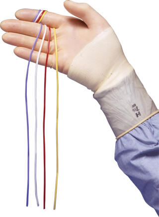 DeRoyal Vessel Loop Mini White Silicone Radiopaque Sterile 0.05 X 16 Inch